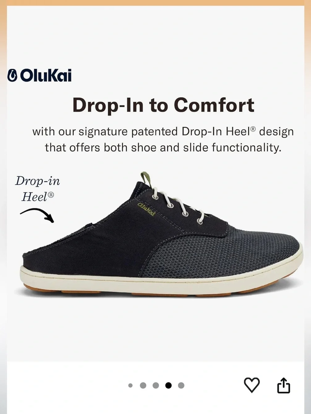 Olukai Nohea Moku No Tie Boat Shoe. Size 11.
